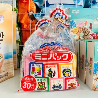 GIA VỊ RẮC CƠM TANAKA FURIKAKE NỘI ĐỊA NHẬT CHO BÉ ĂN DẶM 6 VỊ GỒM 30 GÓI NHỎ L085 - LADY'S PASSION