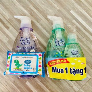 SỮA TẮM GỘI TOÀN THÂN BABI MILD CHO BÉ CHAI 380ML KÈM QUÀ TẶNG L084 - LADY'S PASSION
