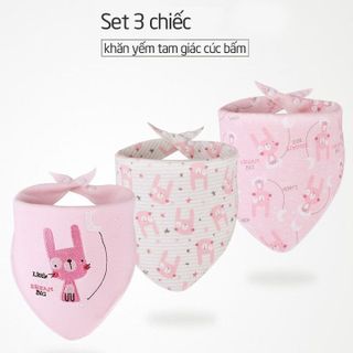 SET 3 YẾM TAM GIÁC COTTON CAO CẤP INSULAR 55204 - LADY'S PASSION