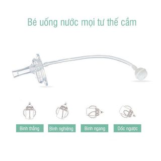 ỐNG HÚT CHỐNG SẶC THAY THẾ CHO BÌNH CỔ RỘNG CHO BÉ TẬP UỐNG NƯỚC 70452 - LADY'S PASSION