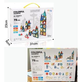 XẾP HÌNH NAM CHÂM MEGNETIC 73 CHI TIẾT ĐỒ CHƠI GIÁO DỤC, PHÁT TRIỂN TƯ DUY CHO BÉ HD010 - LADY'S PASSION