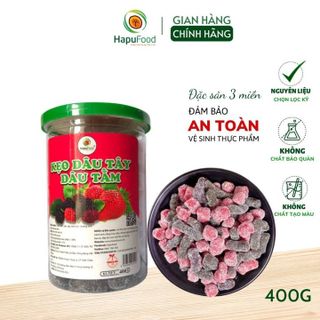 KẸO DÂU TÂY DÂU TẰM ĐÀ LẠT HŨ 400G K02 - LADY'S PASSION