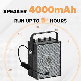 Máy Trợ Giảng Karaoke Không Dây WinBridge S97 - 60W với Micrô Cầm Tay & Tai Nghe