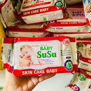 KHĂN ƯỚT KHÔNG MÙI BABY WIPES LÀNH TÍNH HỘP 100GR L082 - LADY'S PASSION
