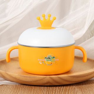 BÁT ĂN DẶM INOX CHO BÉ GIỮ NHIỆT TỐT CÓ TAY CẦM VƯƠNG MIỆNG 56050 - LADY'S PASSION