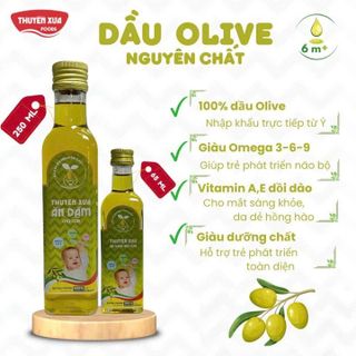 DẦU OLIVE ĂN DẶM CHO BÉ THUYỀN XƯA NGUYÊN LIỆU 100% HẠT TỰ NHIÊN CHAI 65ML L076 - LADY'S PASSION