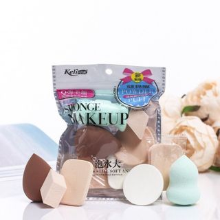 SET 6 MÚT TRANG ĐIỂM BỌT BIỂN KELI CAO CẤP GD106 - LADY'S PASSION