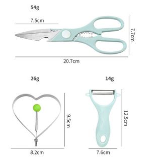 BỘ DAO THỚT CHẾ BIẾN ĐỒ ĂN CHO BÉ 5 CHI TIẾT 56053 - LADY'S PASSION