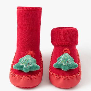 GIÀY GIÁNG SINH NOEL AINI BEAR KÈM HỘP CHO BÉ 0-3 TUỔI 9341 - LADY'S PASSION