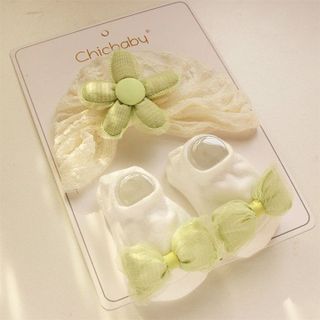 SET MŨ TUBAN KÈM TẤT CHICBABY CHO BÉ 0-2 TUỔI 56109 - LADY'S PASSION