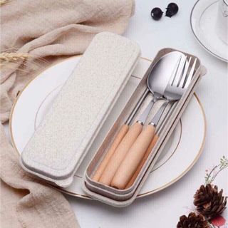 BỘ ĐŨA THÌA LÚA MẠCH CÁN GỖ LOẠI ĐẮT, KHÔNG PHẢI LOẠI CÁN NHỰA GD113 - LADY'S PASSION