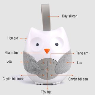 MÁY PHÁT NHẠC TẠO TIẾNG ỒN TRẮNG CHO TRẺ SƠ SINH NGỦ NGON CÓ ĐIỀU CHỈNH ÂM THANH CHẾ ĐỘ HẸN GIỜ TẮT TIỆN LỢI 55775 - LADY'S PASSION