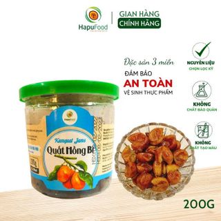 MỨT QUẤT HỒNG BÌ HŨ 200G VỊ CHUA NGỌT DAI DAI CỦA VỎ THƠM NGON OM08 - LADY'S PASSION