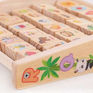 GIÁ GỖ HỌC TẬP BẢNG CHỮ CÁI TIẾNG ANH XOAY 2 MẶT 55180 - LADY'S PASSION