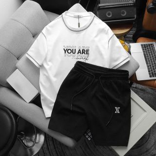 SET BỘ UNISEX YOU ARE CHẤT COTTON DÀY DẶN, THẤM HÚT MỒ HÔI P2423 - LADY'S PASSION