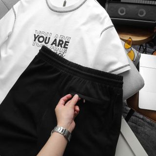 SET BỘ UNISEX YOU ARE CHẤT COTTON DÀY DẶN, THẤM HÚT MỒ HÔI P2423 - LADY'S PASSION