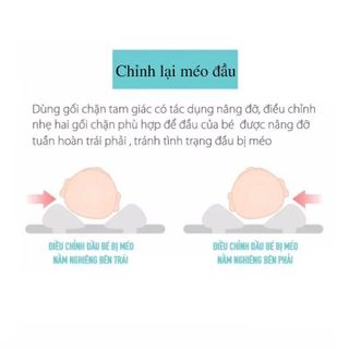 GỐI CHẶN ĐỊNH HÌNH CHỐNG MÉO ĐẦU CAO CẤP CHO TRẺ SƠ SINH 55951 - LADY'S PASSION