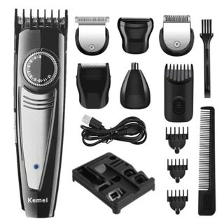 IN CHÍNH HÃNG KEMEI KM-692 - ĐẦY ĐỦ PHỤ KIỆN CẠO RÂU TỈA LÔNG MŨI GD093 - LADY'S PASSSION