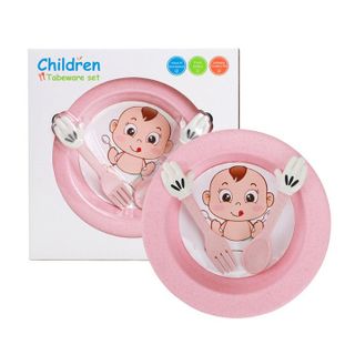 ĐĨA KÈM THÌA DĨA CHILDREN LÚA MẠCH AN TOÀN CHO BÉ ĂN DẶM 00566 - LADY'S PASSION
