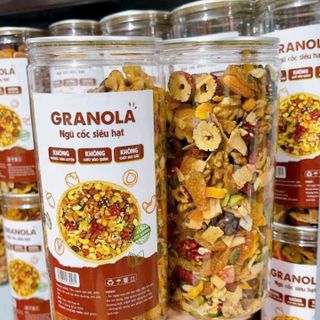 Granola siêu hạt dinh dưỡng tốt cho sức khỏe