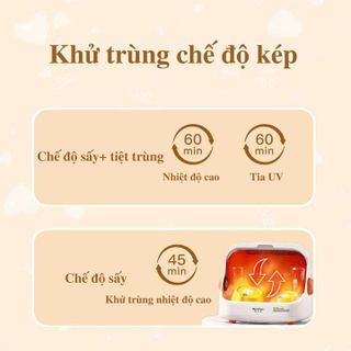MÁY TIỆT TRÙNG VÀ SẤY KHÔ BÌNH SỮA UV MOREFAST DUNG TÍCH LỚN, TIỆT TRÙNG ĐƯỢC 6 BÌNH CÙNG LÚC 55850 - LADY'S PASSION