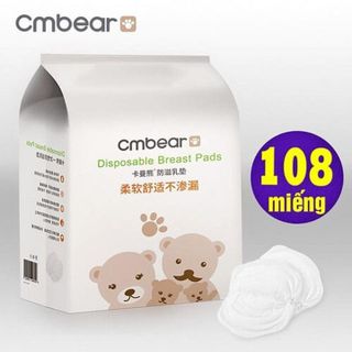 MIẾNG LÓT THẤM SỮA CM BEAR HỘP 108 MIẾNG 55279 - LADY'S PASSION