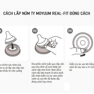 HỘP 2 NÚM TY MOYUUM THAY THẾ BÌNH SỮA CÁC LOẠI ĐỦ SIZE CHO BÉ 55988 - LADY'S PASSION