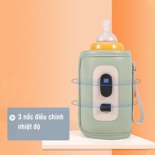 TÚI Ủ BÌNH SỮA 3 CHẾ ĐỘ CHỈNH NHIỆT CAO CẤP CÓ MÀN HÌNH LED CHỐNG NƯỚC, GIỮ ẤM LÂU DÙNG CÁP SẠC USB TIỆN LỢI MANG ĐI MỌI NƠI 55455 - LADY'S PASSION