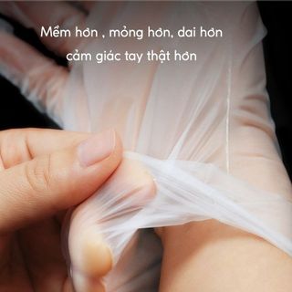 SET 100 GĂNG TAY CAO SU TPE DÙNG 1 LẦN VICTORIA LÀM BẾP NẤU ĂN VỆ SINH SIÊU DAI HỘP 100 GĂNG TAY GD076 - LADY'S PASSION