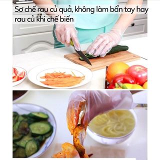 SET 100 GĂNG TAY CAO SU TPE DÙNG 1 LẦN VICTORIA LÀM BẾP NẤU ĂN VỆ SINH SIÊU DAI HỘP 100 GĂNG TAY GD076 - LADY'S PASSION