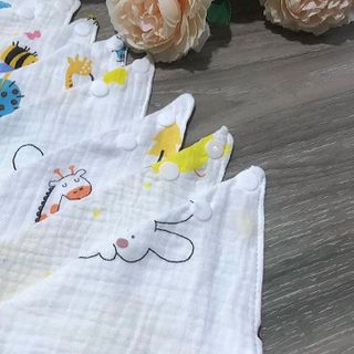 SET 5 KHĂN YẾM SỢI TRE CÚC BẤM WOOJI 00816 - LADY'S PASSION