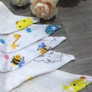 SET 5 KHĂN YẾM SỢI TRE CÚC BẤM WOOJI 00816 - LADY'S PASSION