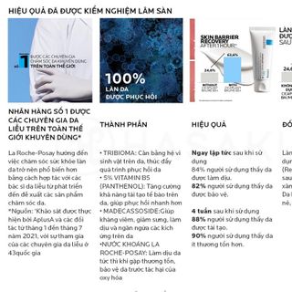 "KEM DƯỠNG LA ROCHE-POSAY GIÚP PHỤC HỒI DA ĐA CÔNG DỤNG 40ML  CICAPLAST BAUME B5+ ULTRA-REPAIRING SOOTHING BALM"