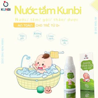 NƯỚC TẮM GỘI THẢO DƯỢC CHO BÉ SƠ SINH KUNBI CHAI 250ML 24075 - LADY'S PASSION