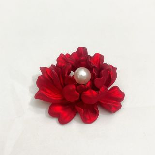 Ghim cài áo hoa mẫu đơn Tráng men thời trang cao cấp dành cho nữ (5cm)