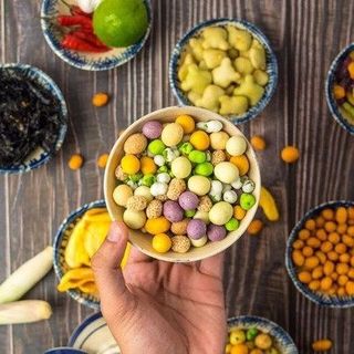 ĐẬU MIX THẬP CẨM GÓI 100G, GIÒN RỤM THƠM NGON, ĐỒ ĂN VẶT CHO MẸ VÀ BÉ D01 - LADY'S PASSION