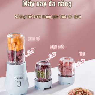 MÁY XAY ĐA NĂNG TOPWOW 3 CỐI 3 LƯỠI SIÊU BÉN XAY THỰC PHẨM ĂN DẶM CHO BÉ AN TOÀN VỆ SINH 40026- LADY'S PASSION