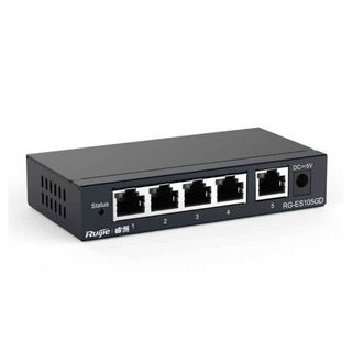 Switch 5 cổng Ruijie RG-ES205GC công suất 54W, Tốc độ chuyển mạch 10Gbps