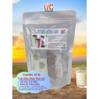 COMBO 10 VỊ 20 GÓI TRÀ SỮA HÒA TAN, DỄ PHA CHẾ TẠI NHÀ - LADY'S PASSION