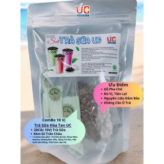 COMBO 10 VỊ 20 GÓI TRÀ SỮA HÒA TAN, DỄ PHA CHẾ TẠI NHÀ - LADY'S PASSION