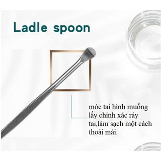 BỘ CHĂM SÓC TAI, LẤY RÁY TAI, VỆ SINH TAI, 5 CÂY INOX AN TOÀN HIỆU QUẢ GD077 - LADY'S PASSION