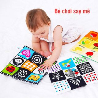 TRANH VẢI KÍCH THÍCH THỊ GIÁC CHO BÉ LALAROSE 55195 - LADY'S PASSION