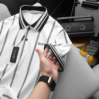 ÁO THUN CỔ BẺ BOFF CHẤT CÁ SẤU LẠNH MỀM MỊN, MÁT TAY, ĐỘ BỀN CAO P237 - LADY'S PASSION