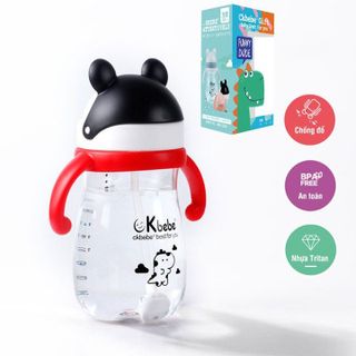 BÌNH TẬP UỐNG NƯỚC CHỐNG SẶC CÓ TAY CẦM CKBEBE NHỰA TRITAN 240ML 55228 - LADY'S PASSION