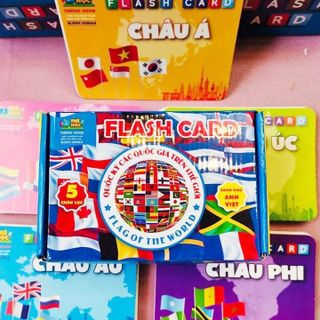 BỘ THẺ HỌC FLASHCARD CỜ CÁC NƯỚC 55487 - LADY'S PASSION
