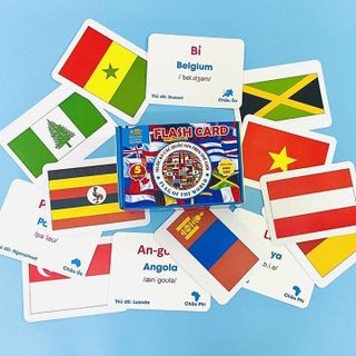 BỘ THẺ HỌC FLASHCARD CỜ CÁC NƯỚC 55487 - LADY'S PASSION