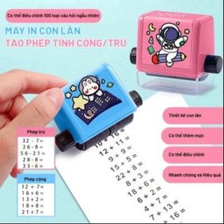 CON LĂN IN PHÉP TÍNH CHO BÉ TẬP LÀM TOÁN HỌC TẶNG KÈM LỌ MỰC LD035 - LADY'S PASSION