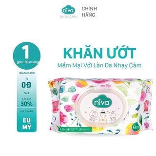 KHĂN ƯỚT NIVA GÓI 100 TỜ KHÔNG MÙI, DIỆT KHUẨN AN TOÀN CHO TRẺ SƠ SINH DA NHẠY CẢM L012 - LADY'S PASSION