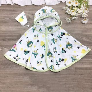 ÁO CHOÀNG CHỐNG NẮNG CHO BÉ CHẤT MUSLIN XÔ CÓ KÍNH CHỐNG GIỌT BẮN TẶNG KÈM KHẨU TRANG - LADY'S PASSION