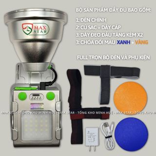 ĐÈN PIN SIÊU SÁNG XJ-9158 MAX CHIẾU XA 1000 MÉT, SÁNG 3 MÀU TRẮNG XANH VÀNG, PIN SIÊU TRÂU SẠC NGƯỢC CHO ĐIỆN THOẠI GD189 - LADY'S PASSION